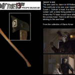 Part 7 Stunt Axe Added To Props Museum