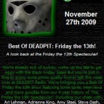 Listen to Deadpit.com's Review of Their Friday the 13th Spectaculars